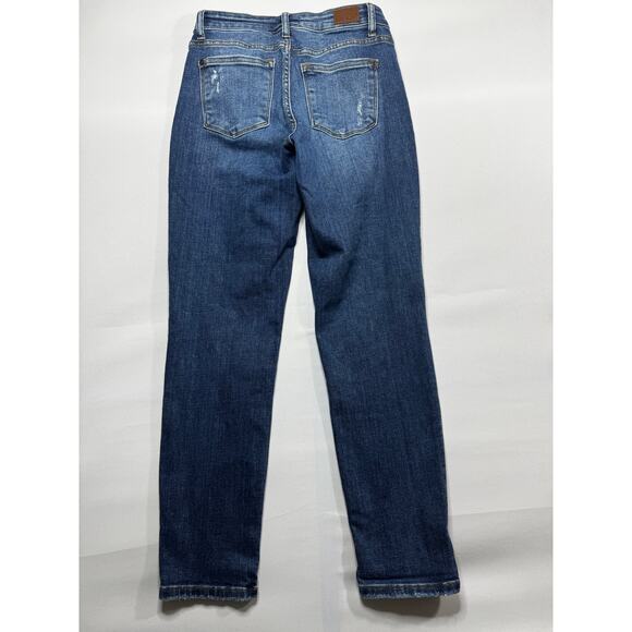 Judy Blue Women's Slim Fit Skinny Stretch Blue Denim Jeans - Size 1 (26x28.5) - Picture 2 of 6